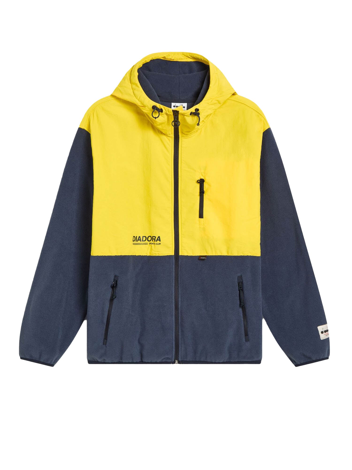 Diadora Hoodie Sherpa Legacy Giallo