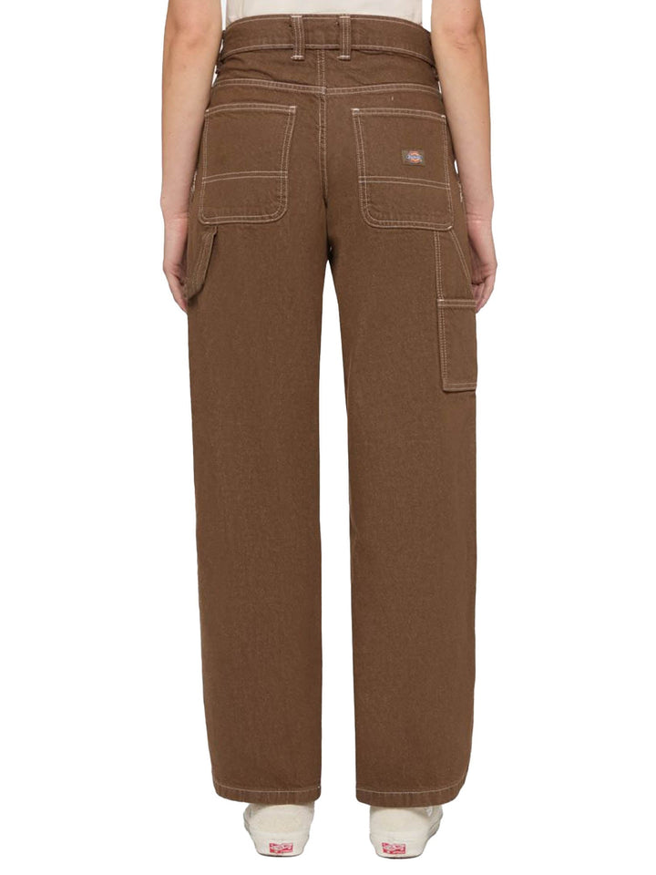 Dickies Pantaloni Carpenter Stevensville da donna Marrone