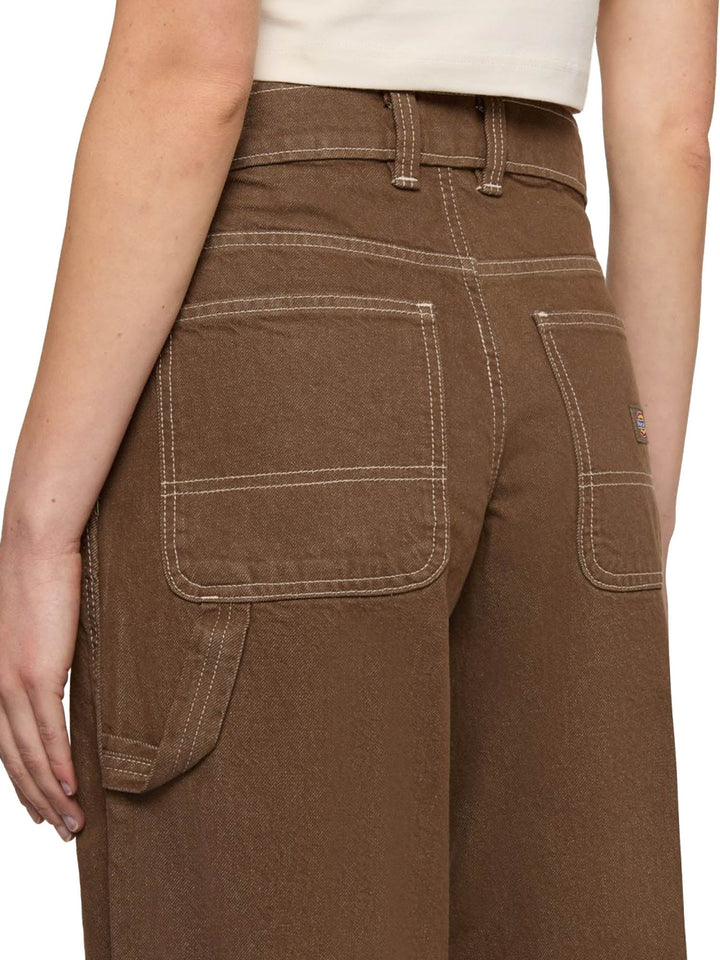 Dickies Pantaloni Carpenter Stevensville da donna Marrone