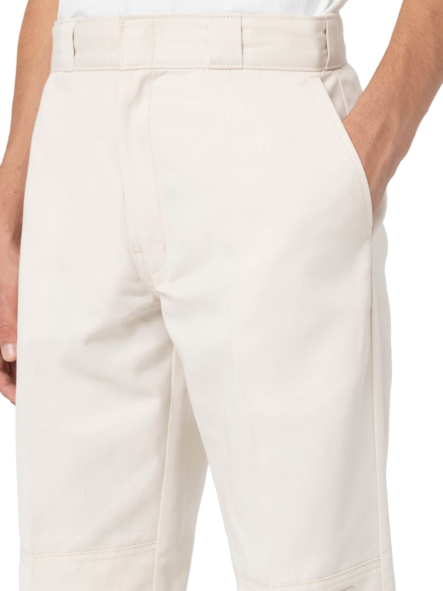 Dickies Pantaloni Da Lavoro Double Knee Bianco