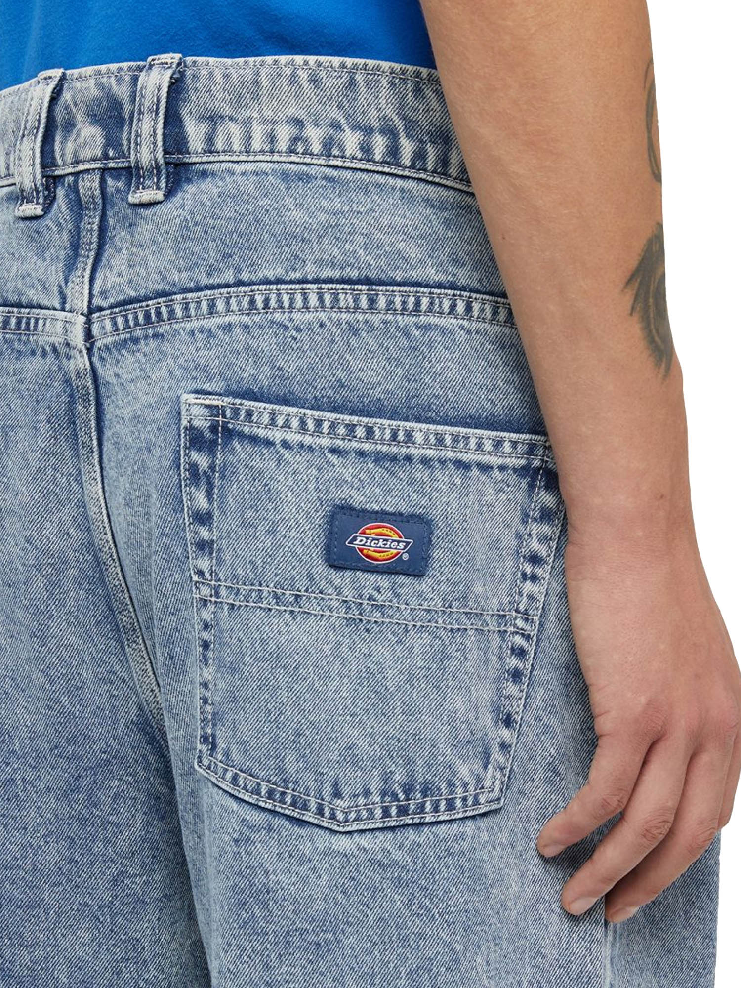 Dickies Pantaloni Thomasville In Denim Blu