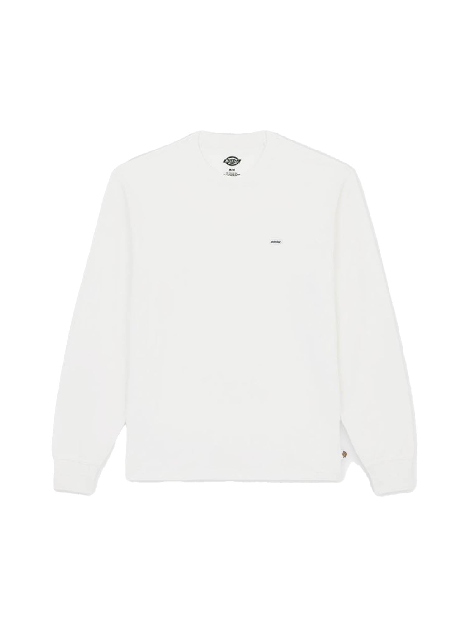 Dickies T-Shirt A Maniche Lunghe Clancy Heavyweight Bianco