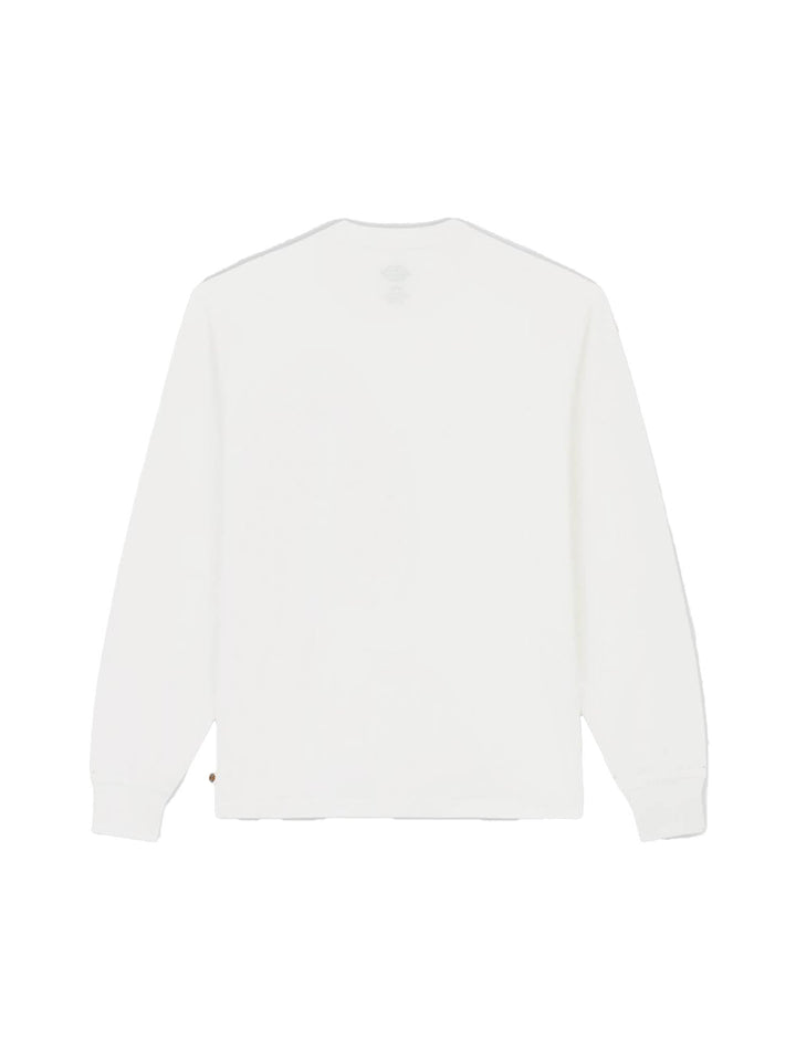 Dickies T-Shirt A Maniche Lunghe Clancy Heavyweight Bianco