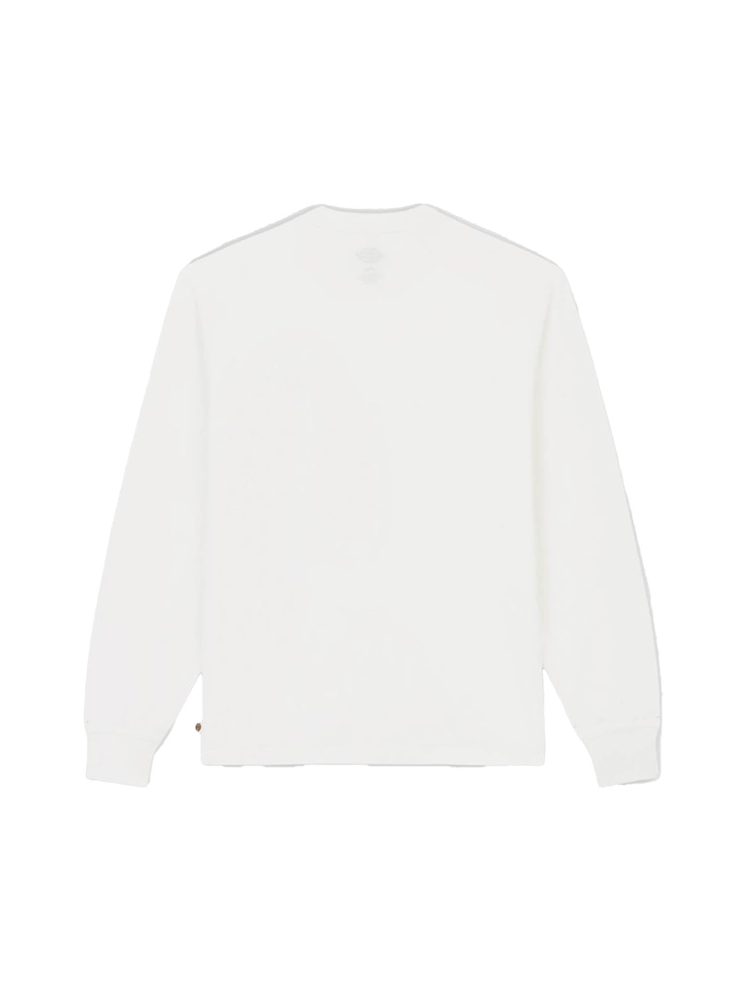 Dickies T-Shirt A Maniche Lunghe Clancy Heavyweight Bianco