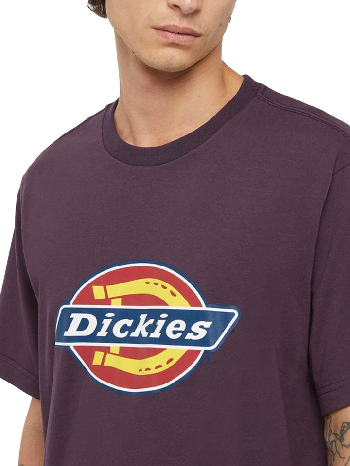 Dickies T-Shirt Icon Logo A Maniche Corte Viola