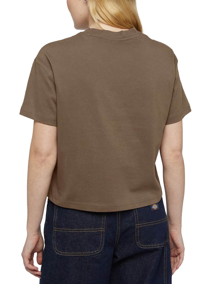 Dickies T-Shirt Oakport A Maniche Corte Marrone