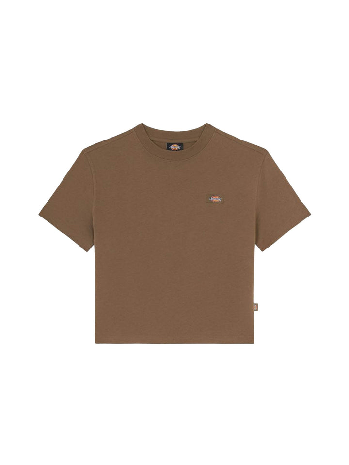 Dickies T-Shirt Oakport A Maniche Corte Marrone