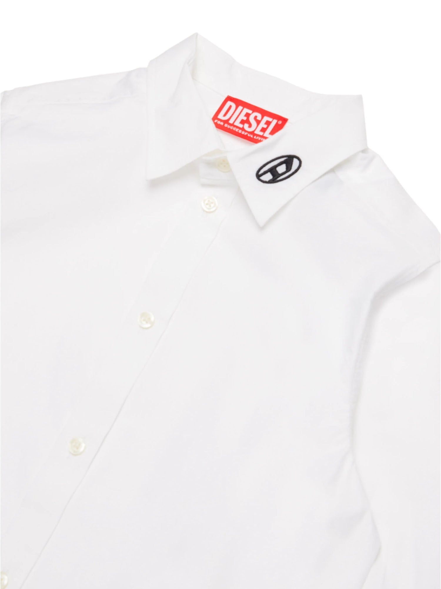 Diesel Cpingo Camicia Bambino Bianco