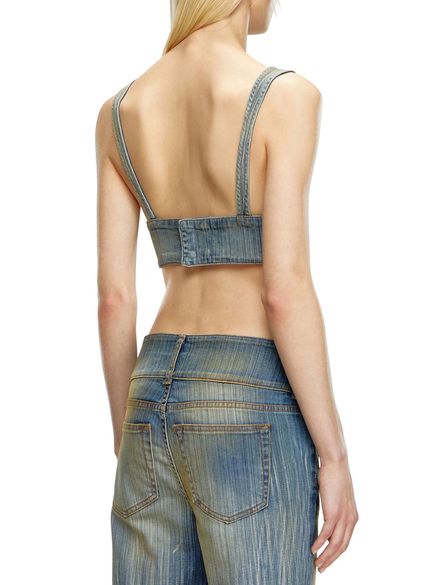 Diesel De Elly S Top Denim Blu