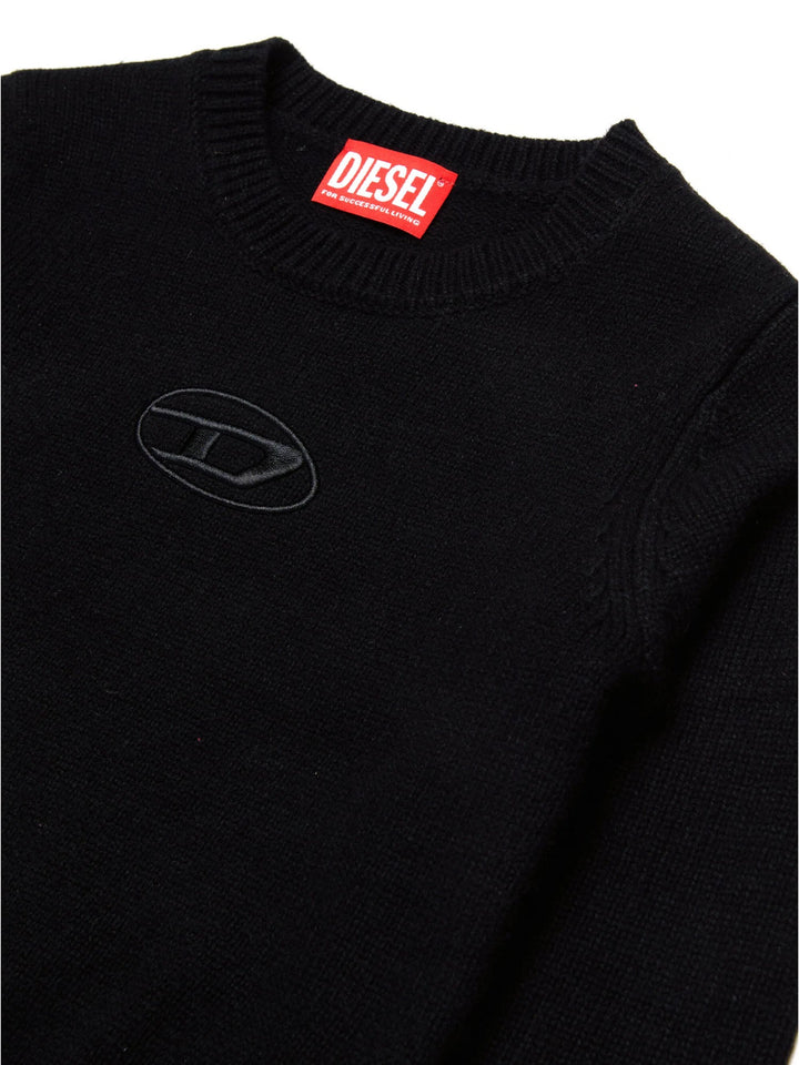 Diesel Kgandie Maglia Bambino Nero