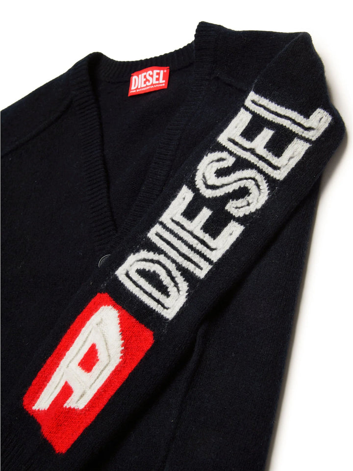 Diesel Kmsarri Maglia Bambino Nero