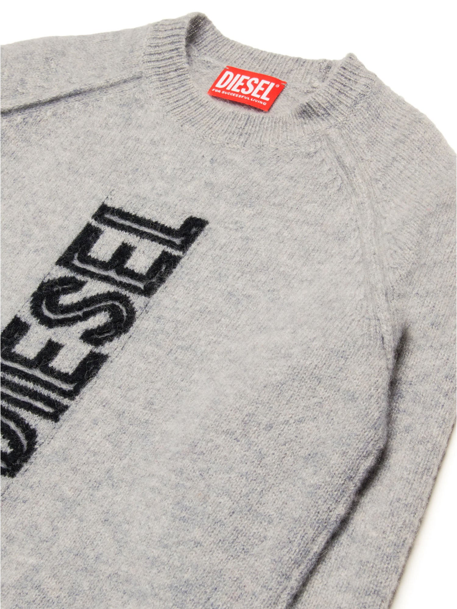 Diesel Ksaria Over Maglia Bambino Grigio