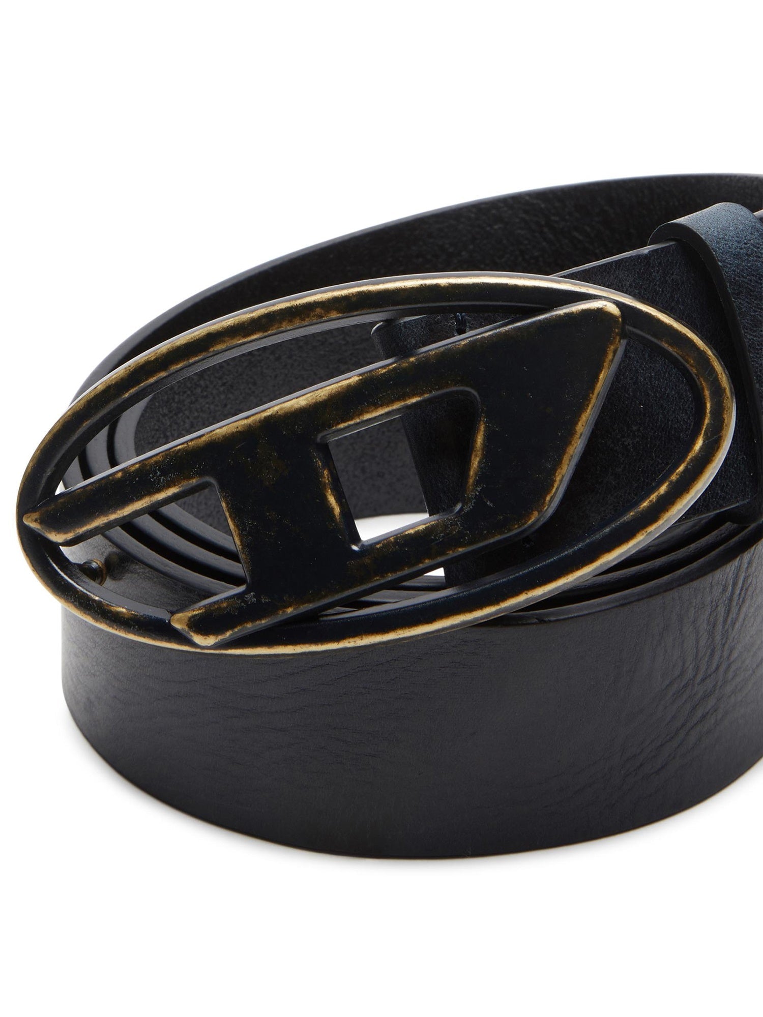 Diesel Oval D Logo B 1Dr Belt Blu