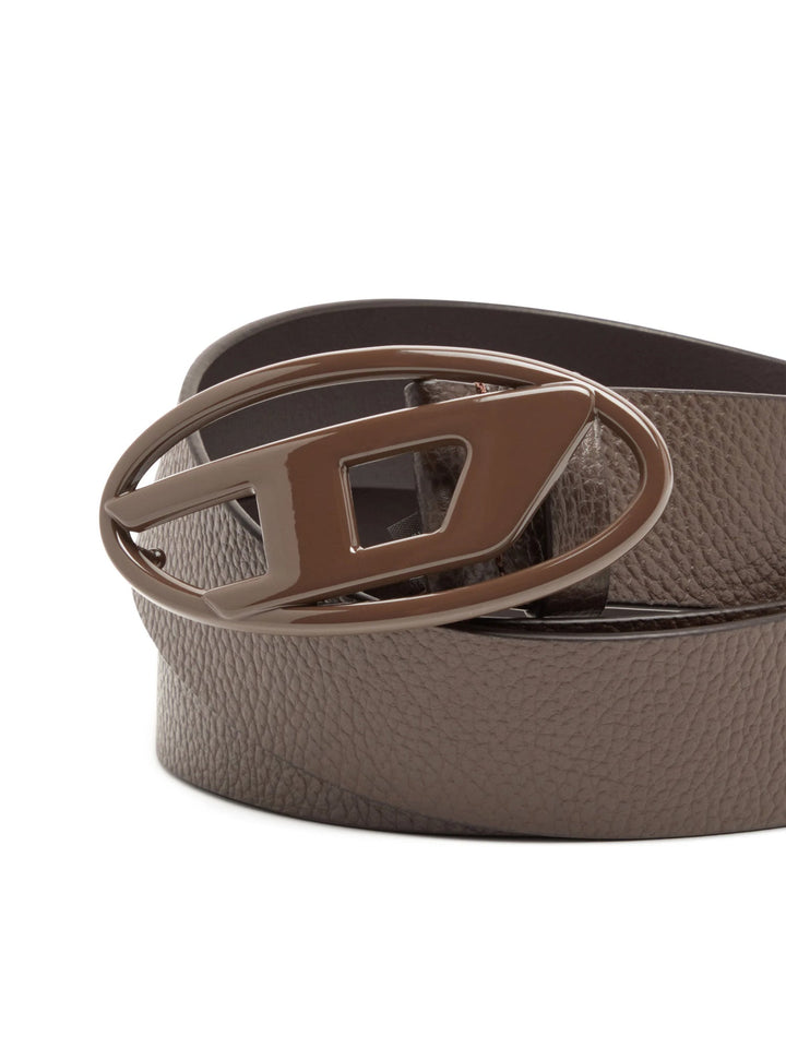 Diesel Oval D Logo B 1Dr Belt Marrone