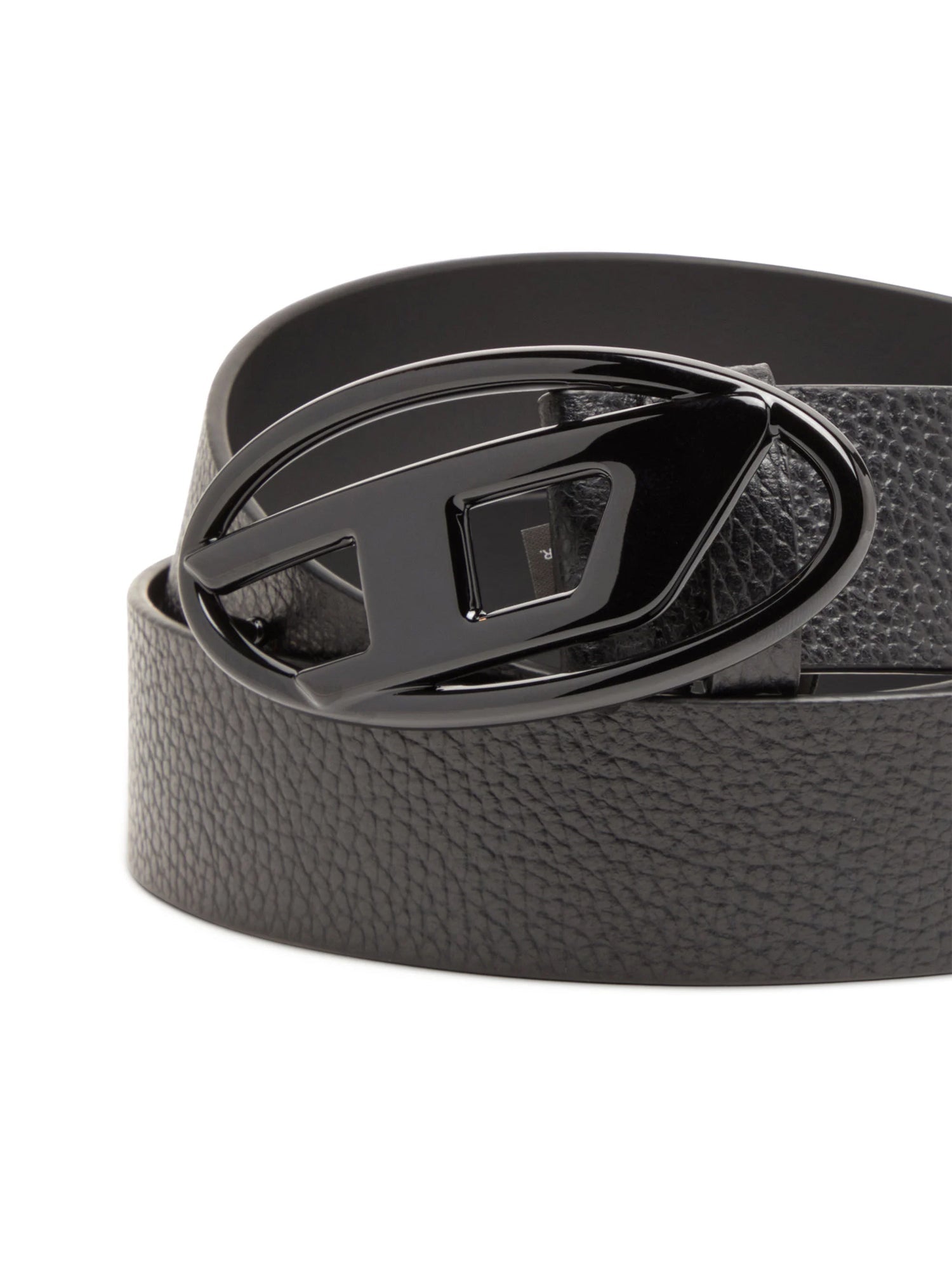 Diesel Oval D Logo B 1Dr Belt Nero