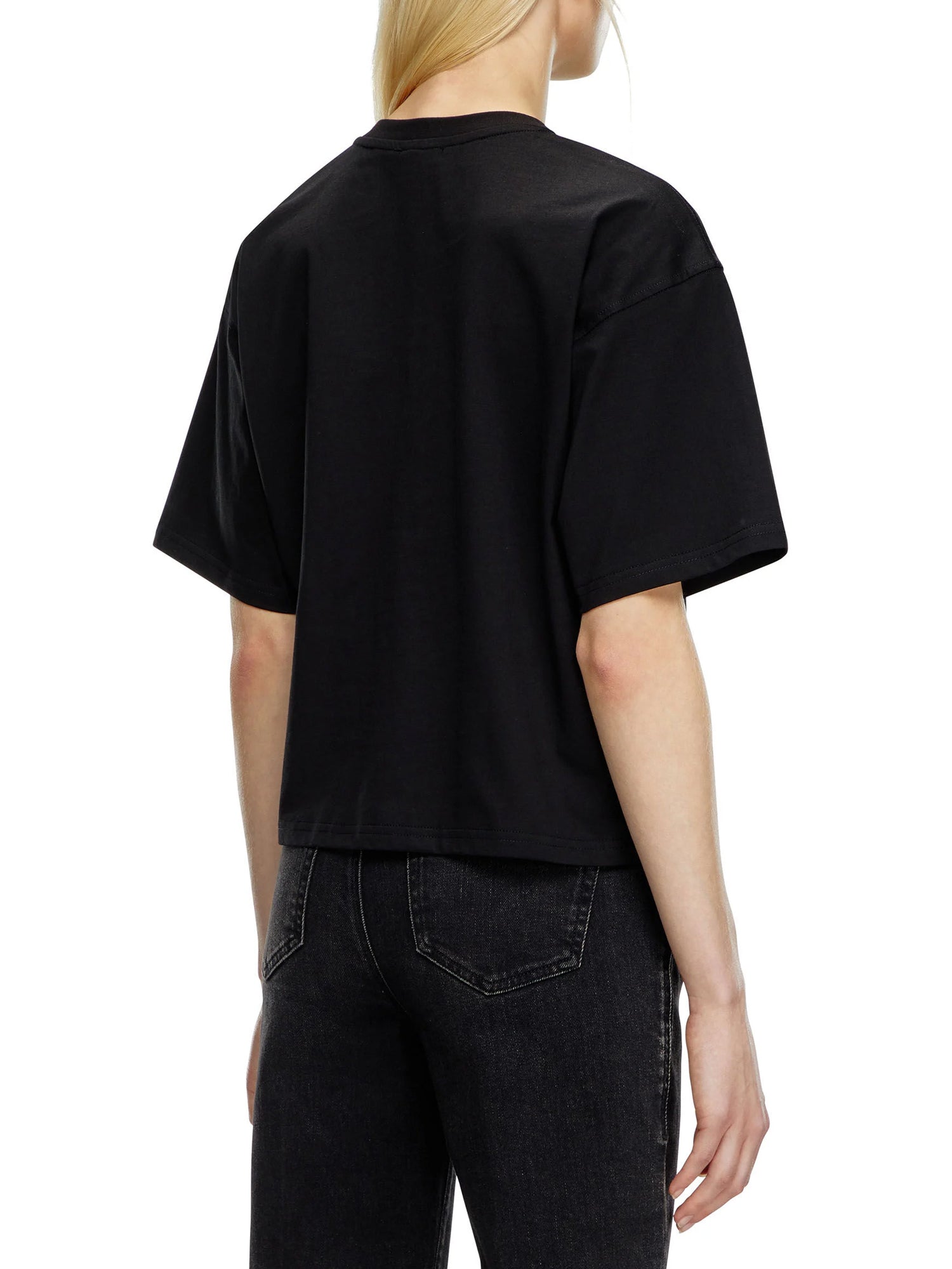 Diesel T-Buxt Crop Od Maglietta Nero