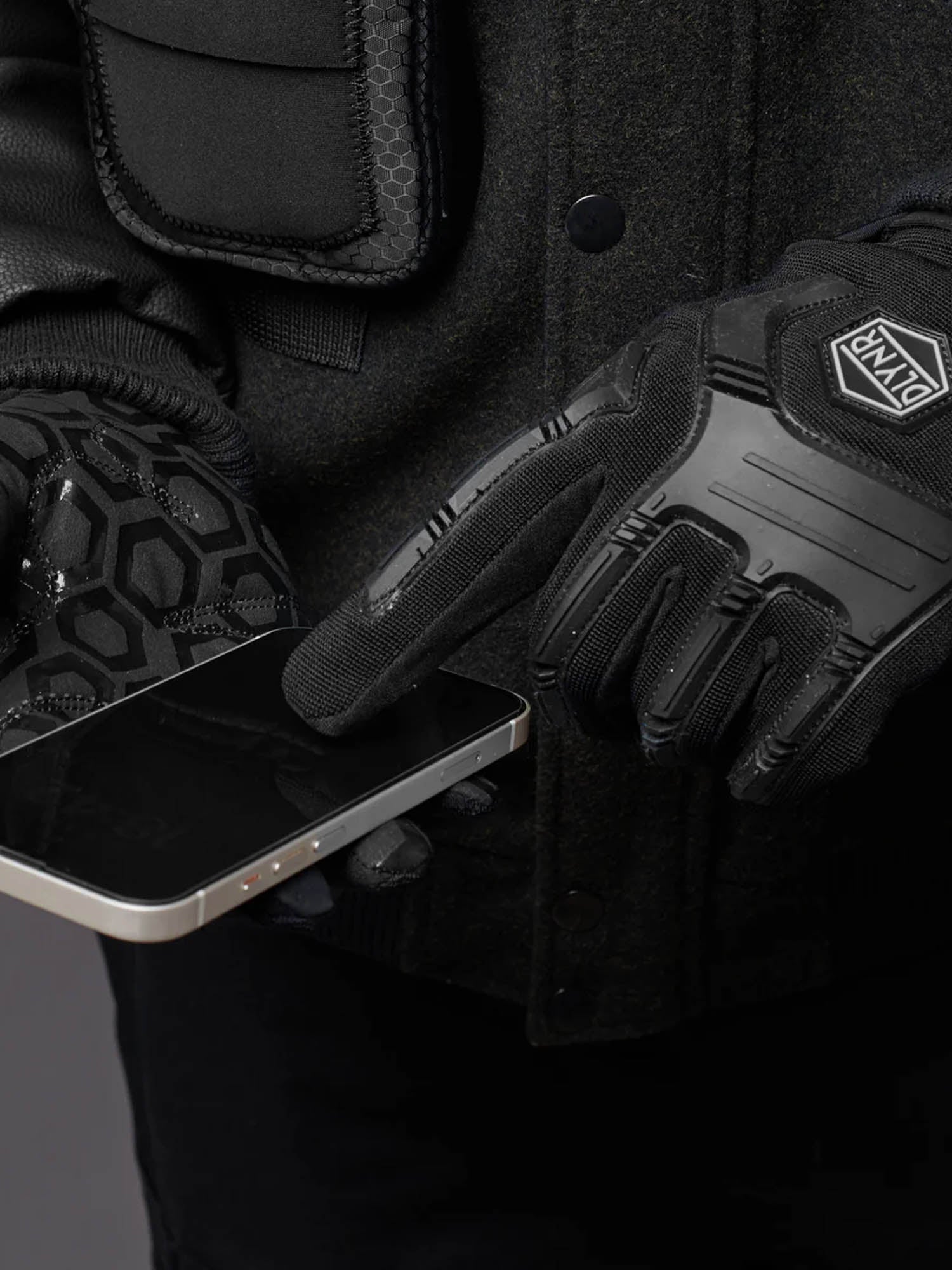 Dolly Noire DLYNR Tactical Touch Gloves Nero