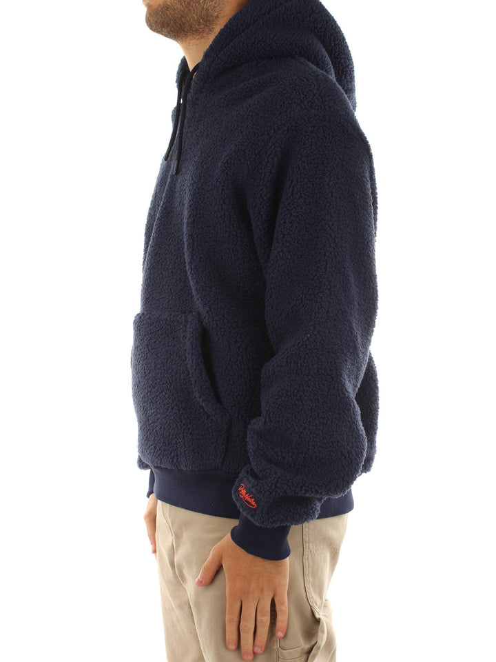 Dolly Noire Sherpa Hoodie Blu