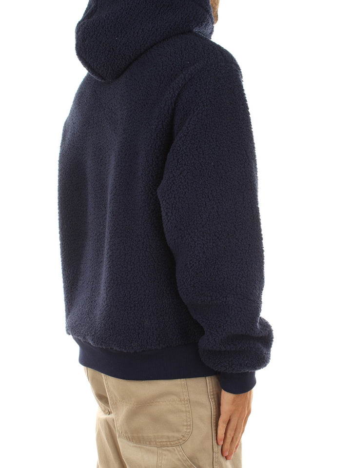 Dolly Noire Sherpa Hoodie Blu