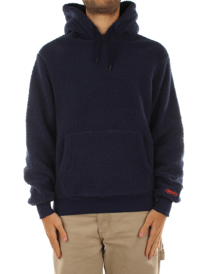 Dolly Noire Sherpa Hoodie Blu