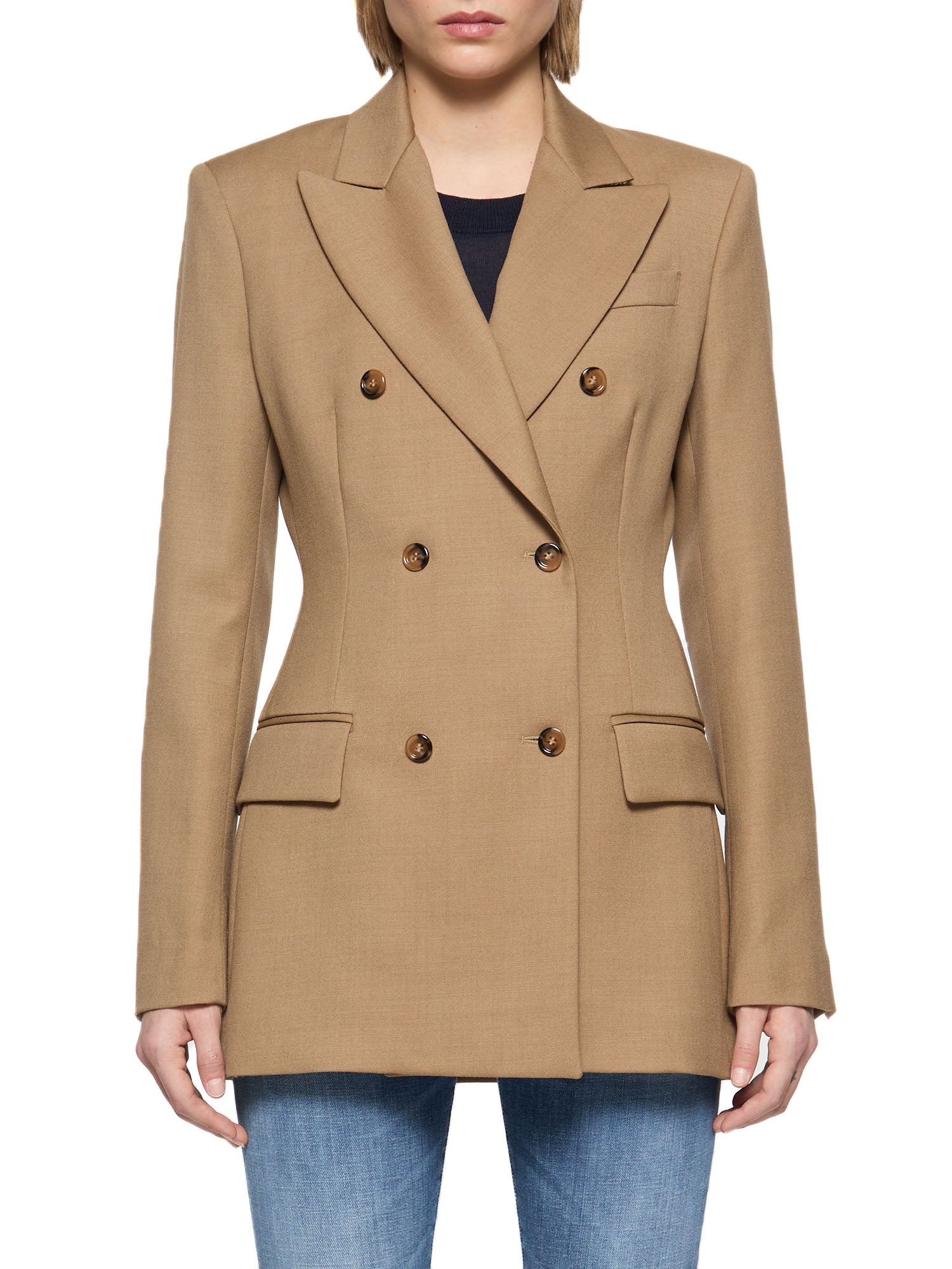 Dondup Blazer Donna Marrone