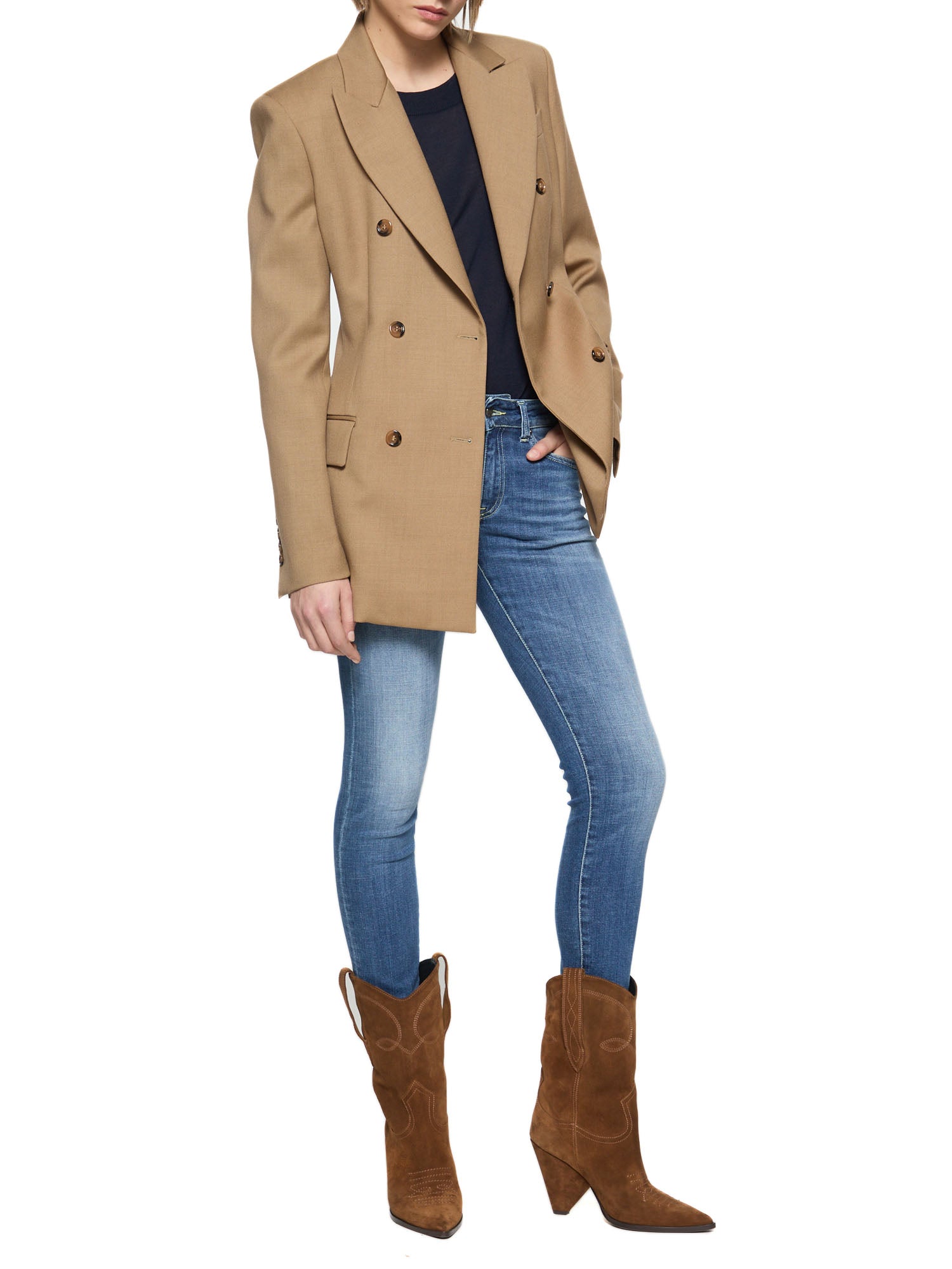 Dondup Blazer Donna Marrone