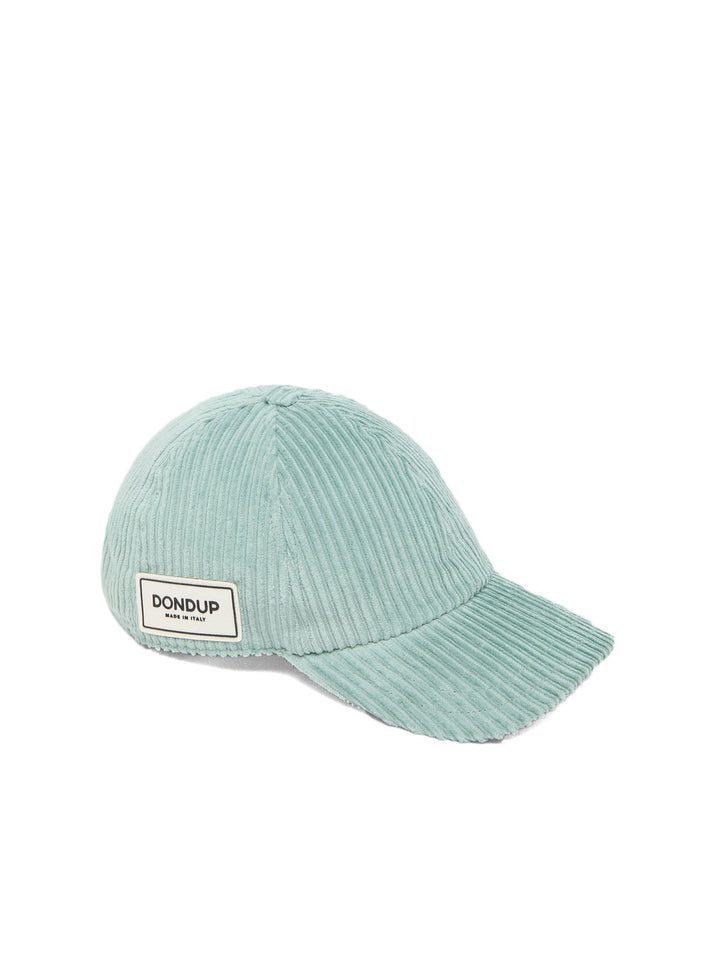 Dondup Cappello Baseball Velluto Verde