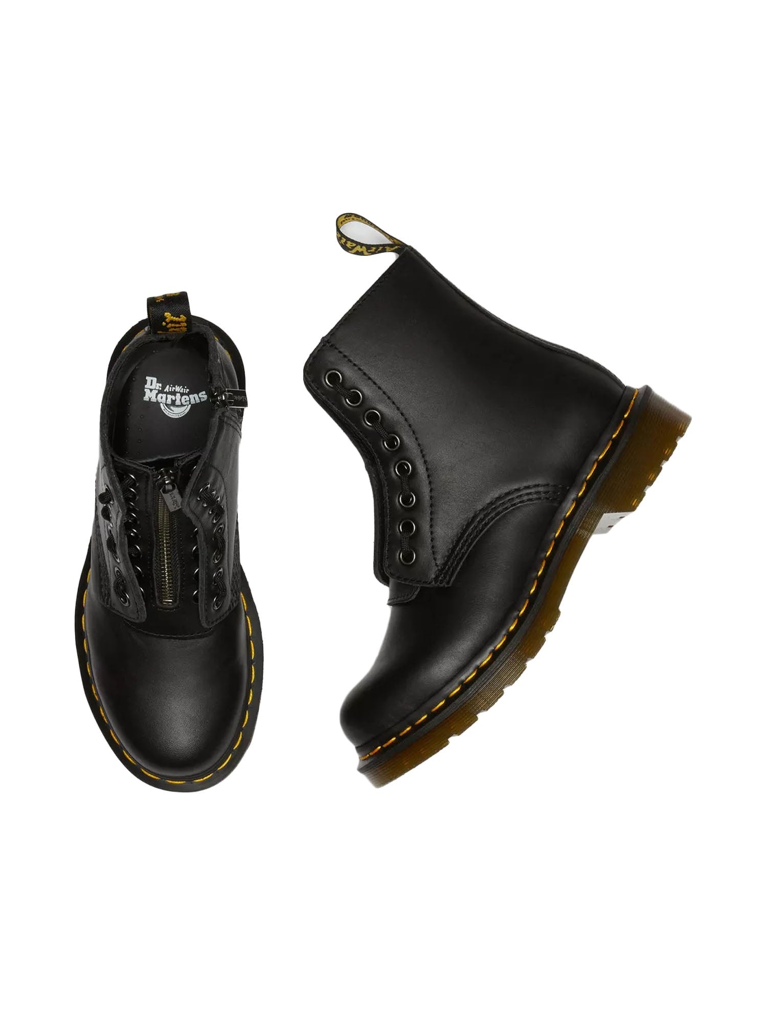 Dr. Martens 1460 Pascal Frnt Zip Nappa Nero