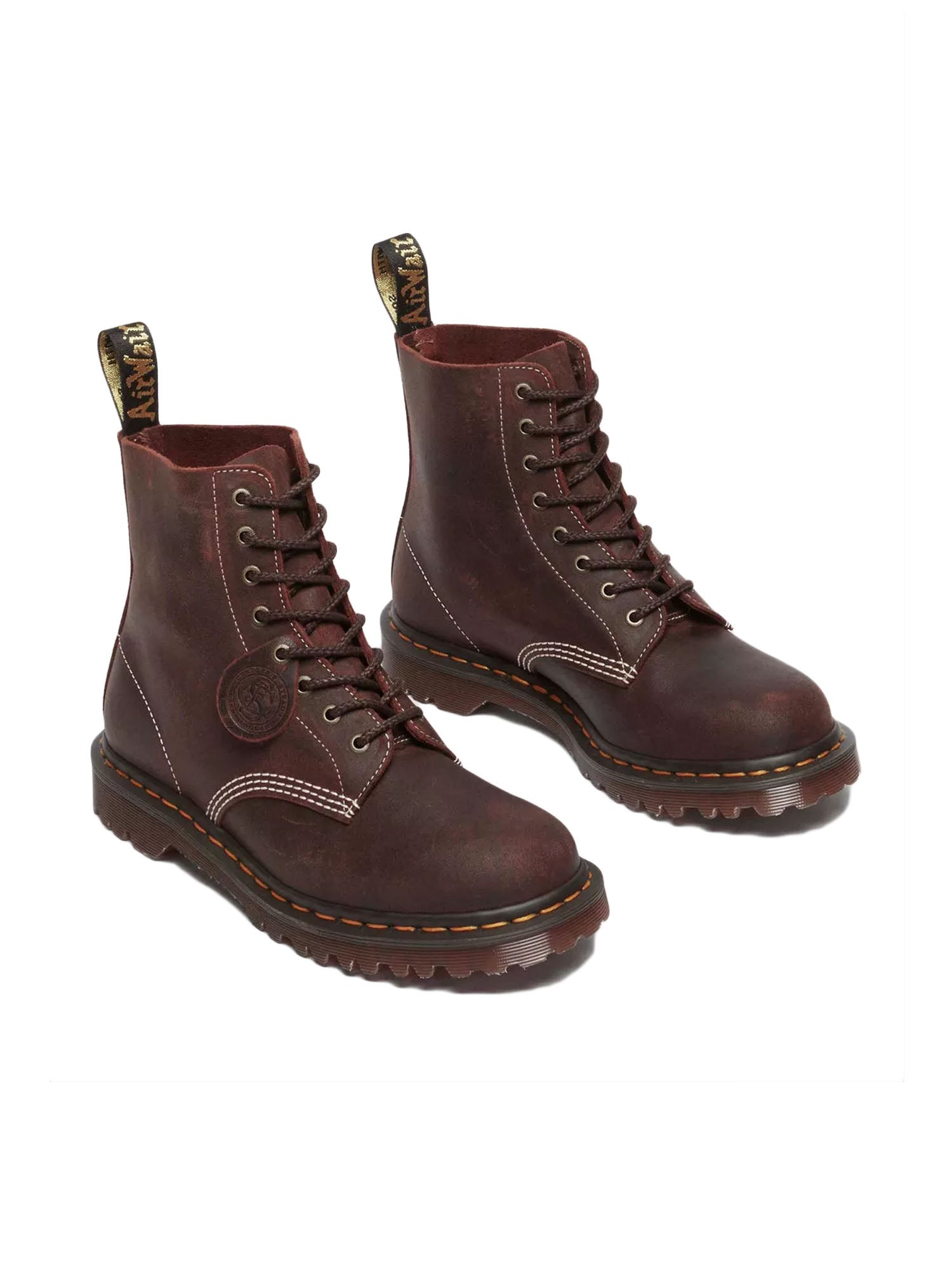 Dr. Martens 1460 Pascal Rustic Wax Commander Marrone