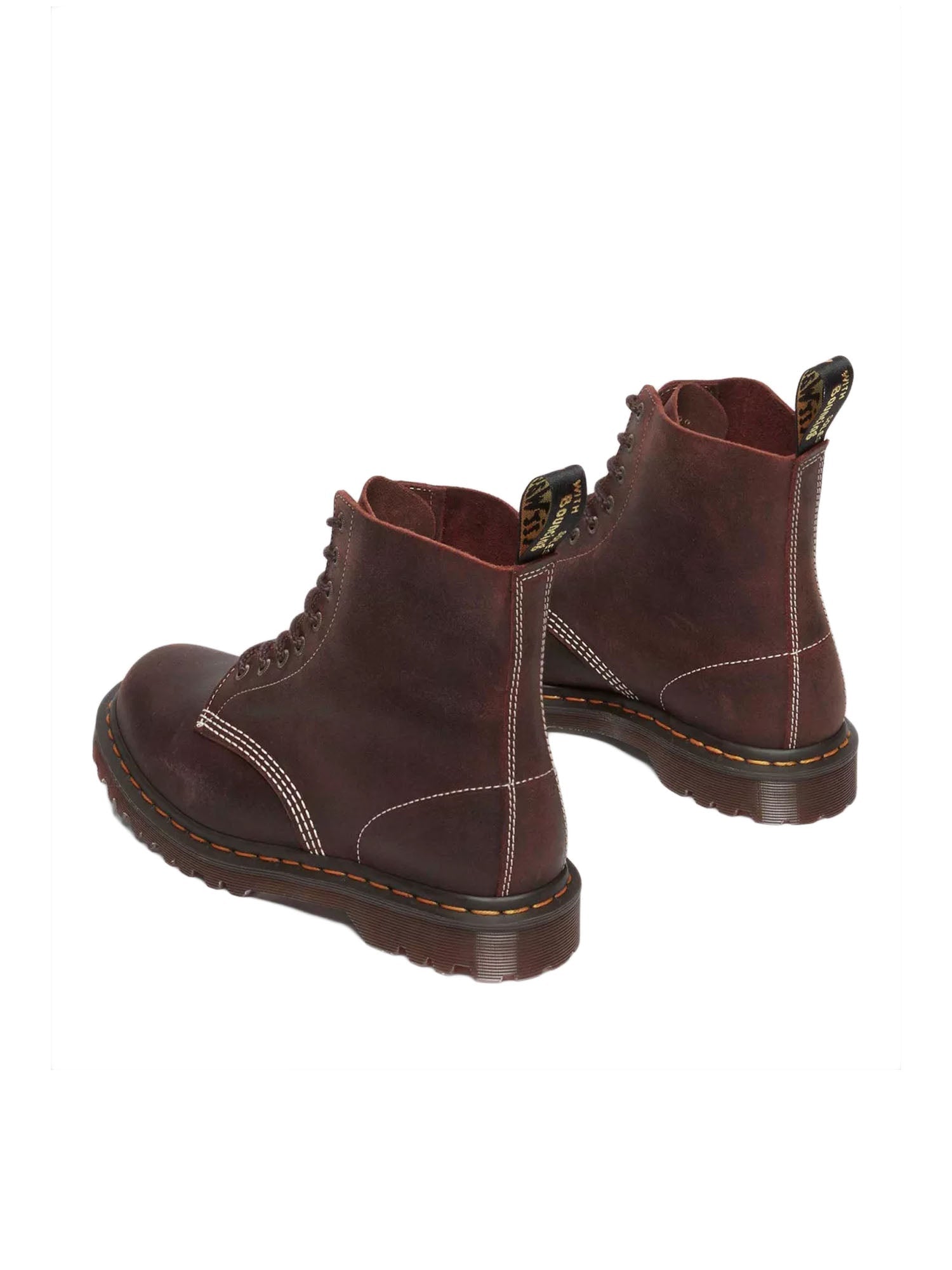 Dr. Martens 1460 Pascal Rustic Wax Commander Marrone