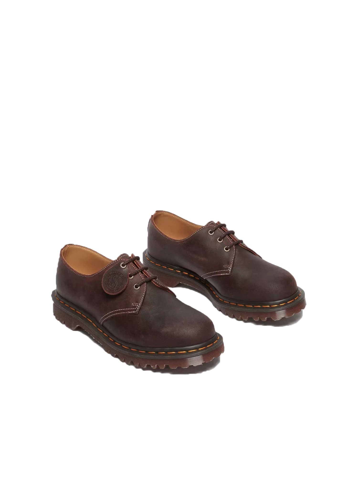 Dr. Martens 1461 Rustic Wax Commander Shoes Marrone