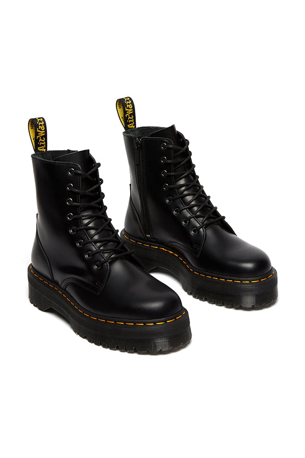 Dr. Martens Stivali platform Jadon in pelle Smooth Nero