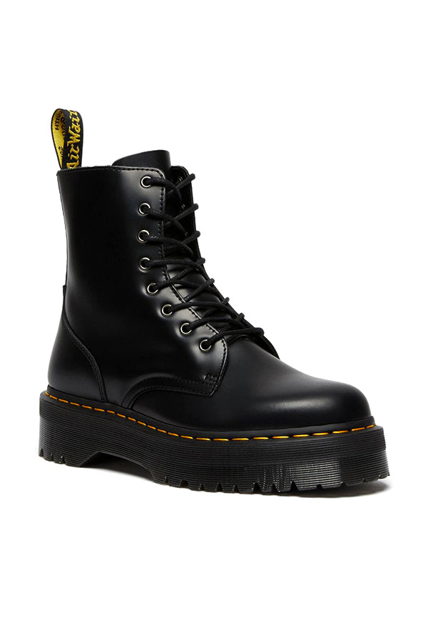 Dr. Martens Stivali platform Jadon in pelle Smooth Nero