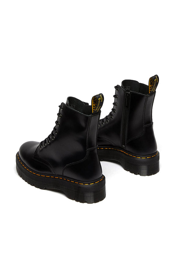 Dr. Martens Stivali platform Jadon in pelle Smooth Nero