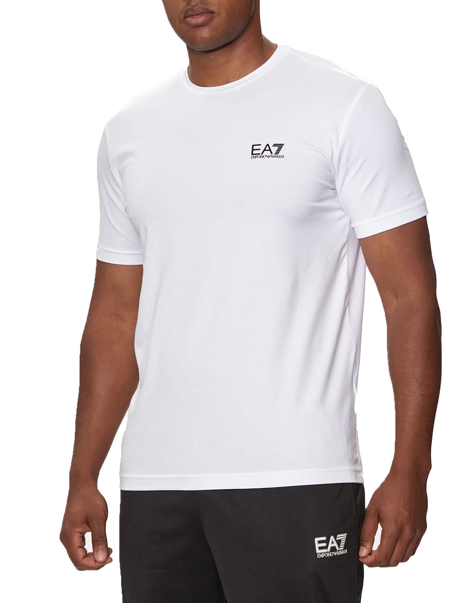 Ea7 T-shirt Core Identity Bianco