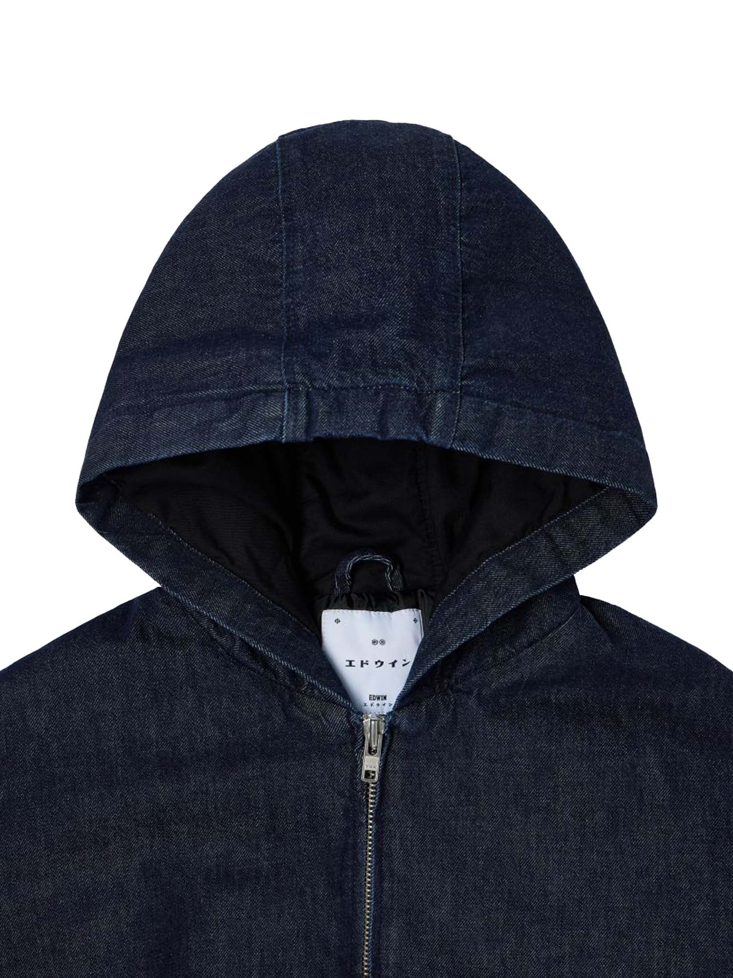 Edwin Daimon Hooded Jacket Lined Blu