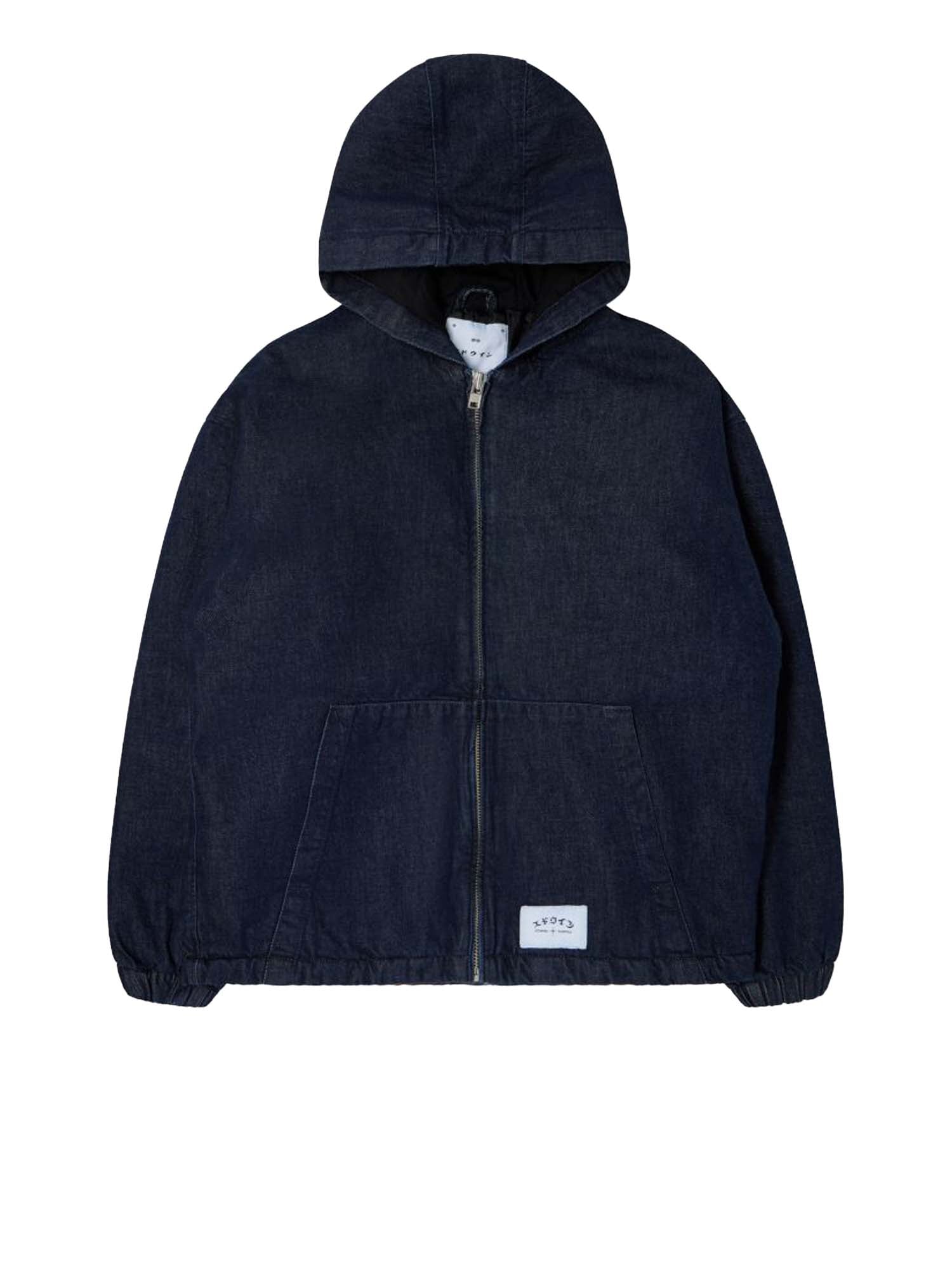 Edwin Daimon Hooded Jacket Lined Blu