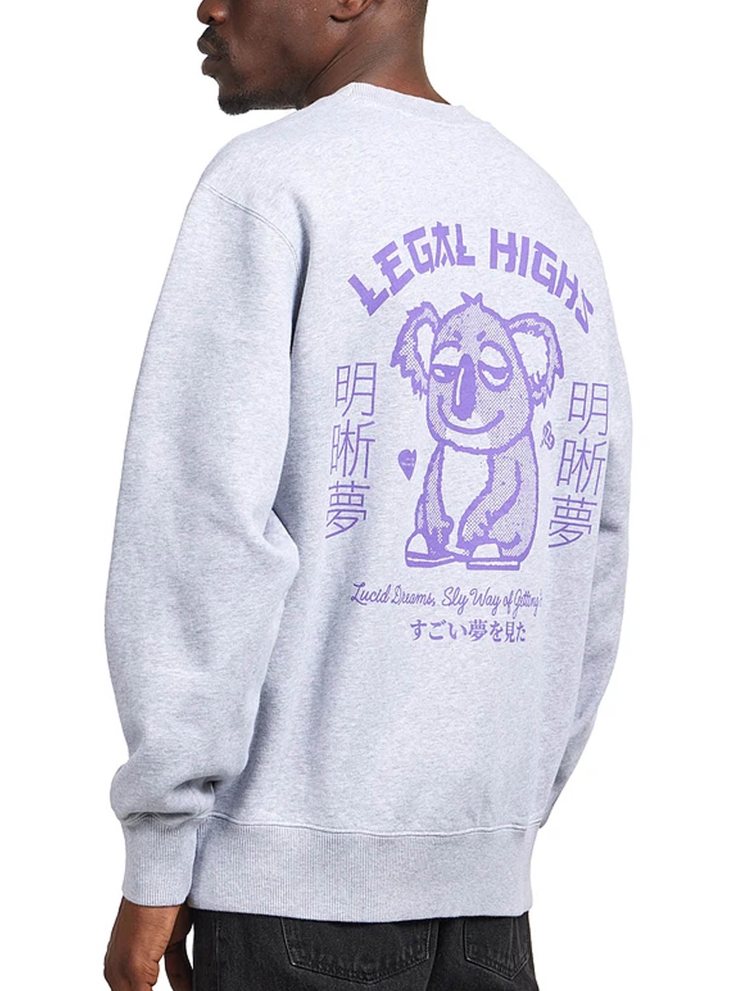 Edwin Felpa Legal Highs Sweat Grigio