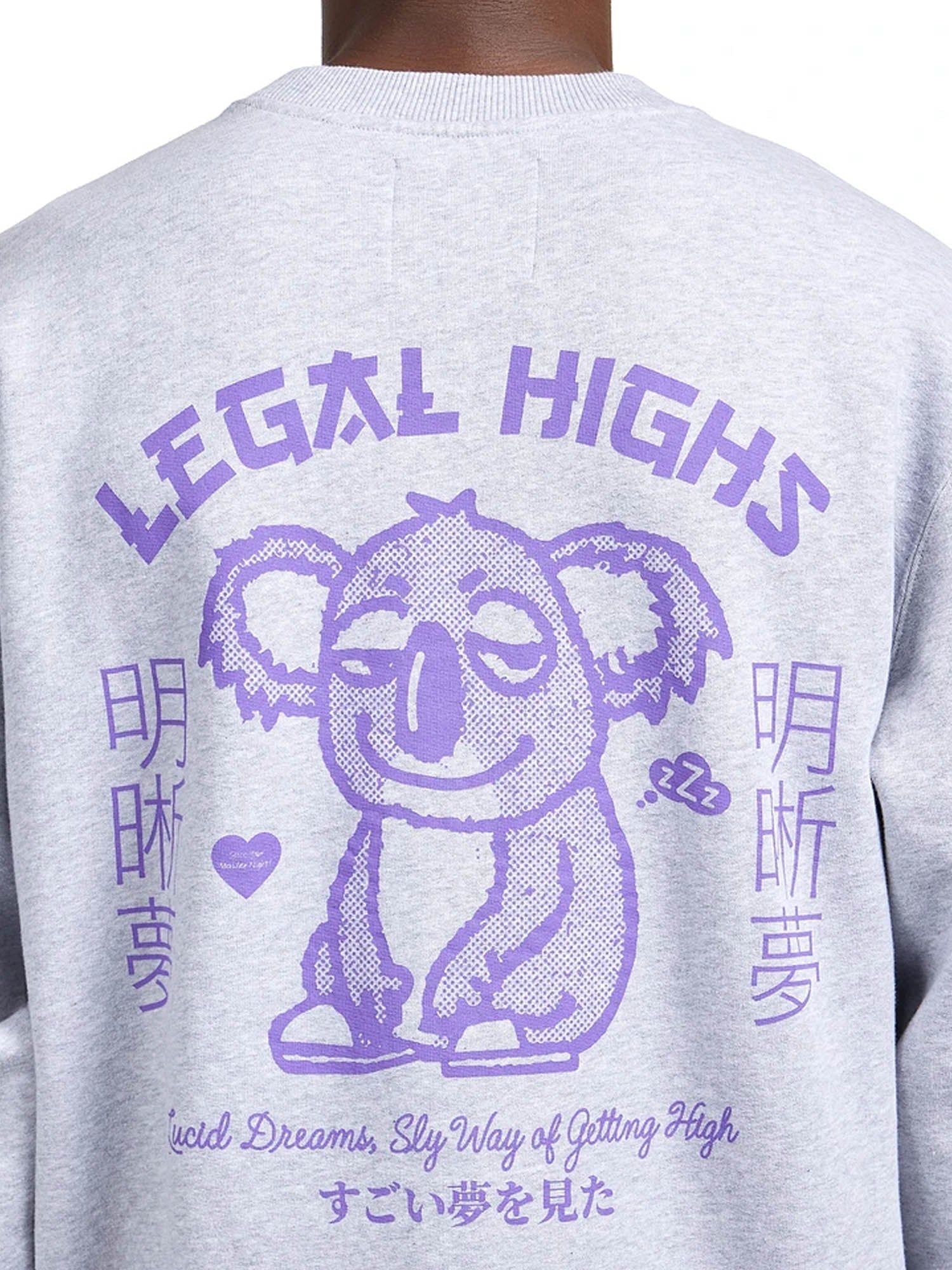 Edwin Felpa Legal Highs Sweat Grigio