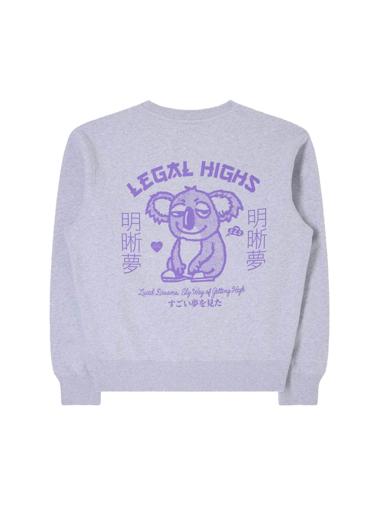 Edwin Felpa Legal Highs Sweat Grigio