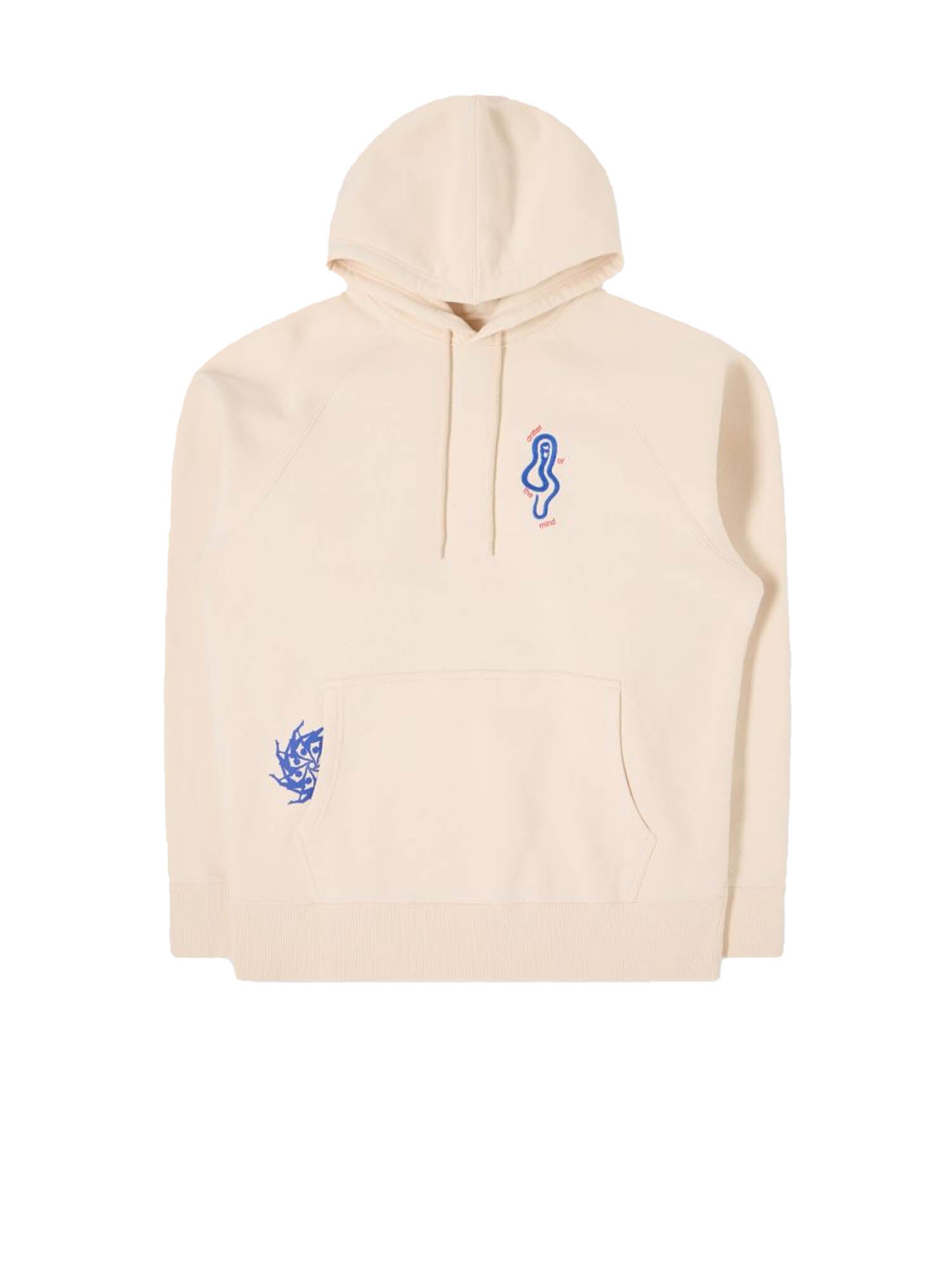 Edwin Felpa Mind Drifter Hoodie Sweat Bianco