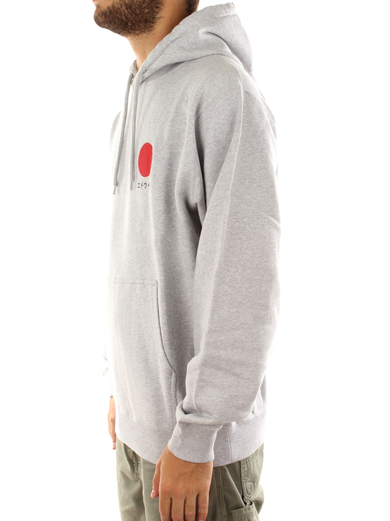 Edwin Japanese Sun Hoodie Sweat Grigio