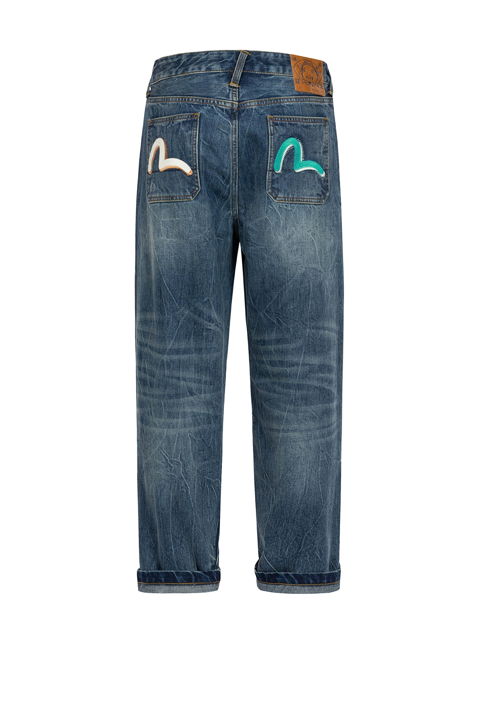 PANTALONI Blu Evisu