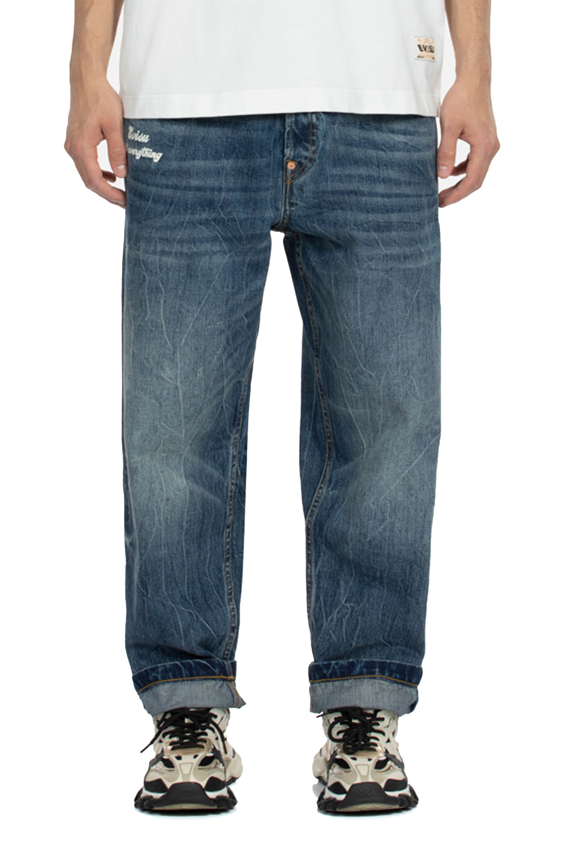 PANTALONI Blu Evisu