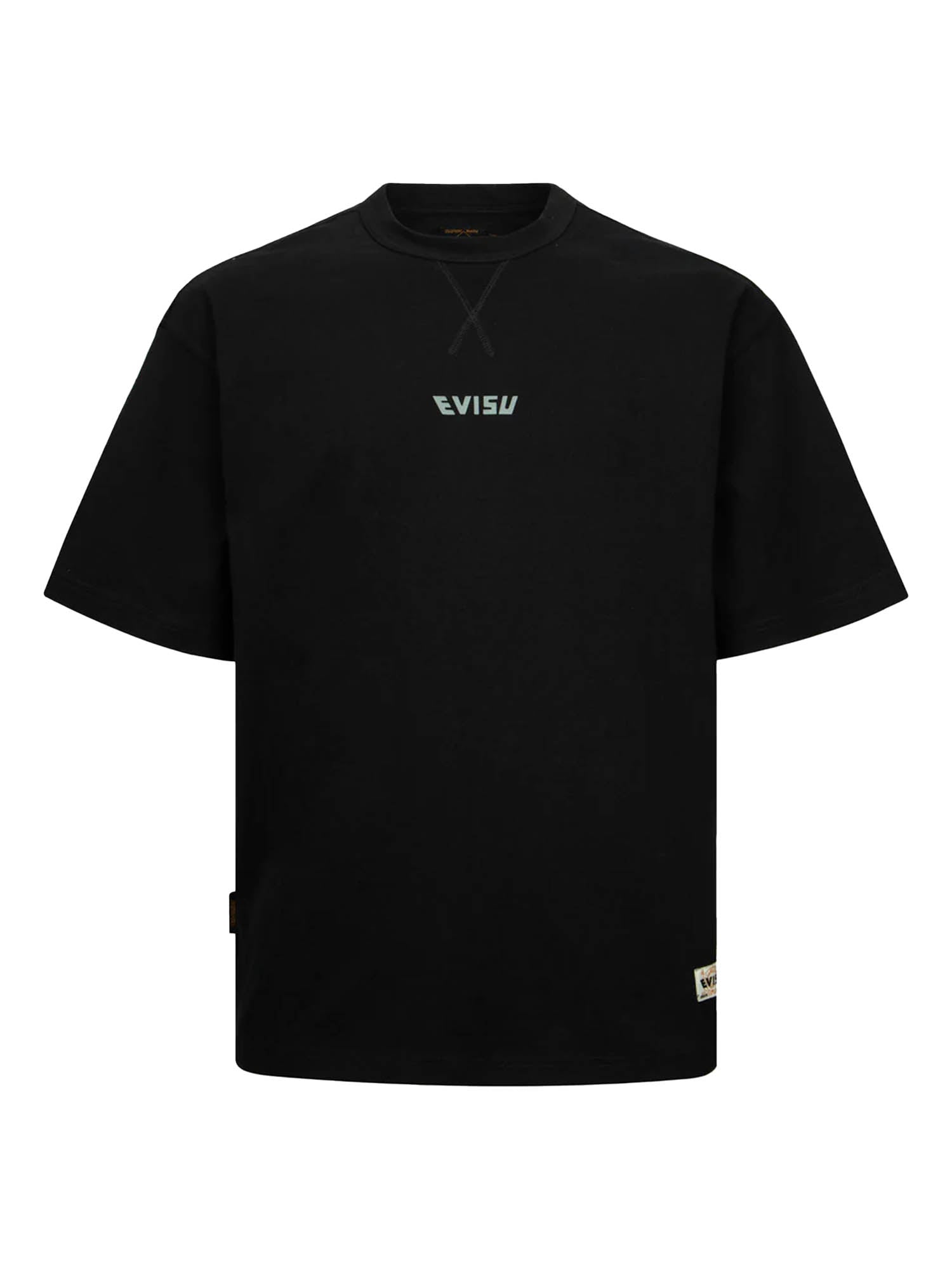 Evisu Lucky Slot Machine Print Loose Fit T-shirt Nero