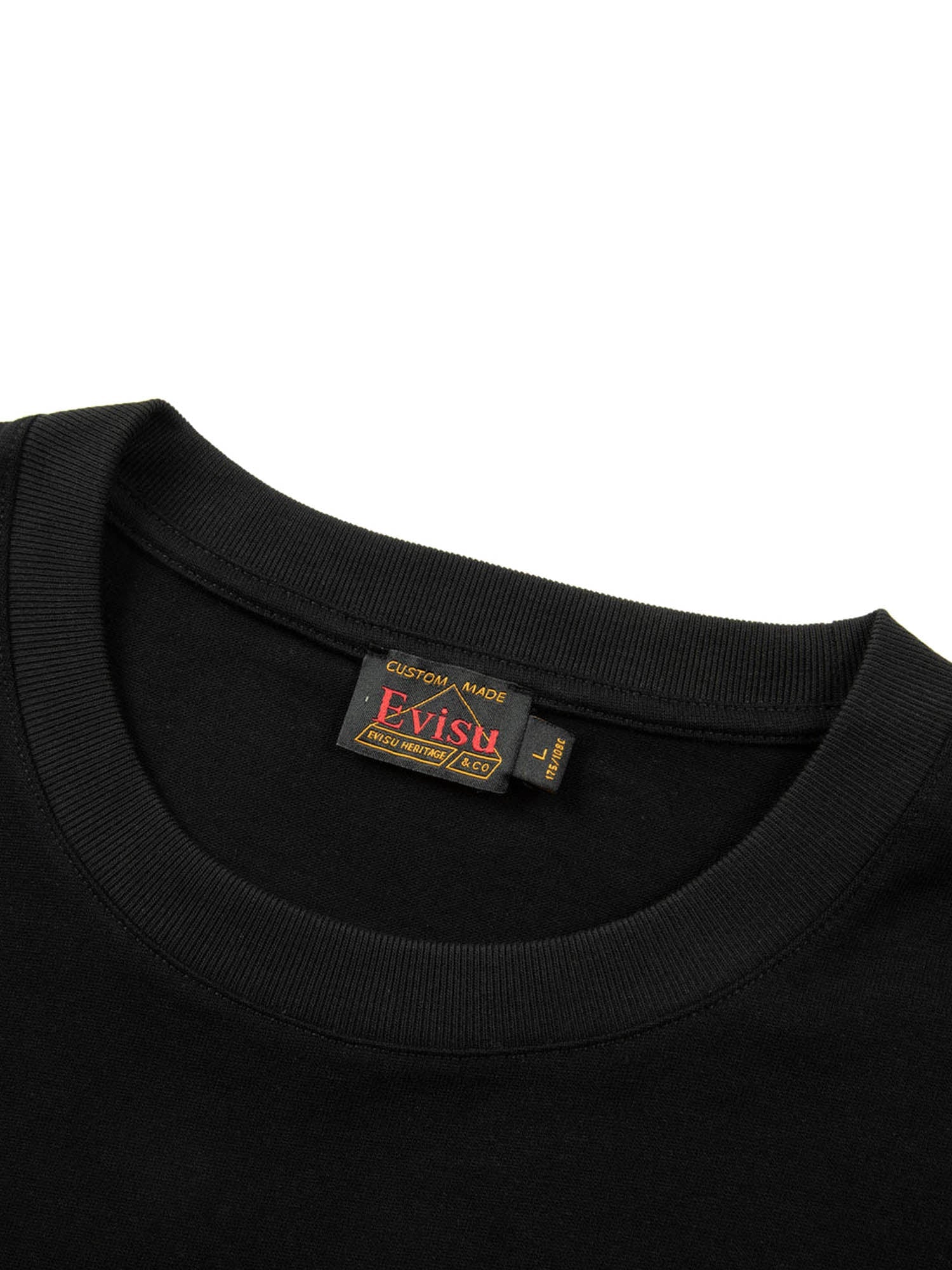 Evisu Multi-print and Multi-pocket Regular Fit T-shirt Nero