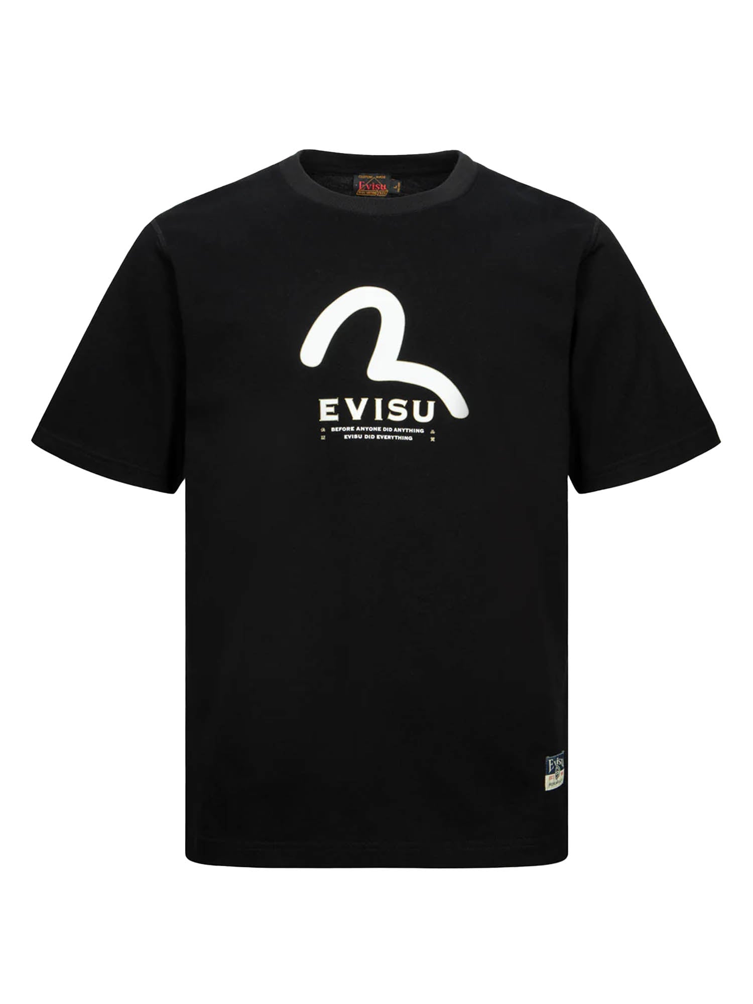 Evisu Multi-print and Multi-pocket Regular Fit T-shirt Nero