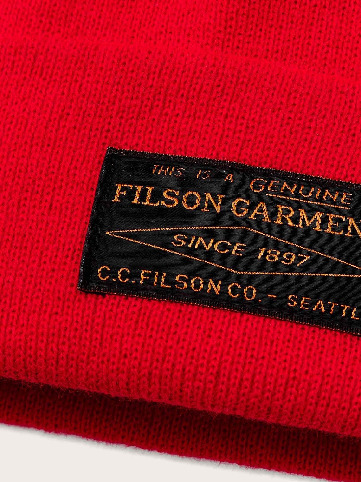 Filson Acrylic Watch Cap Rosso