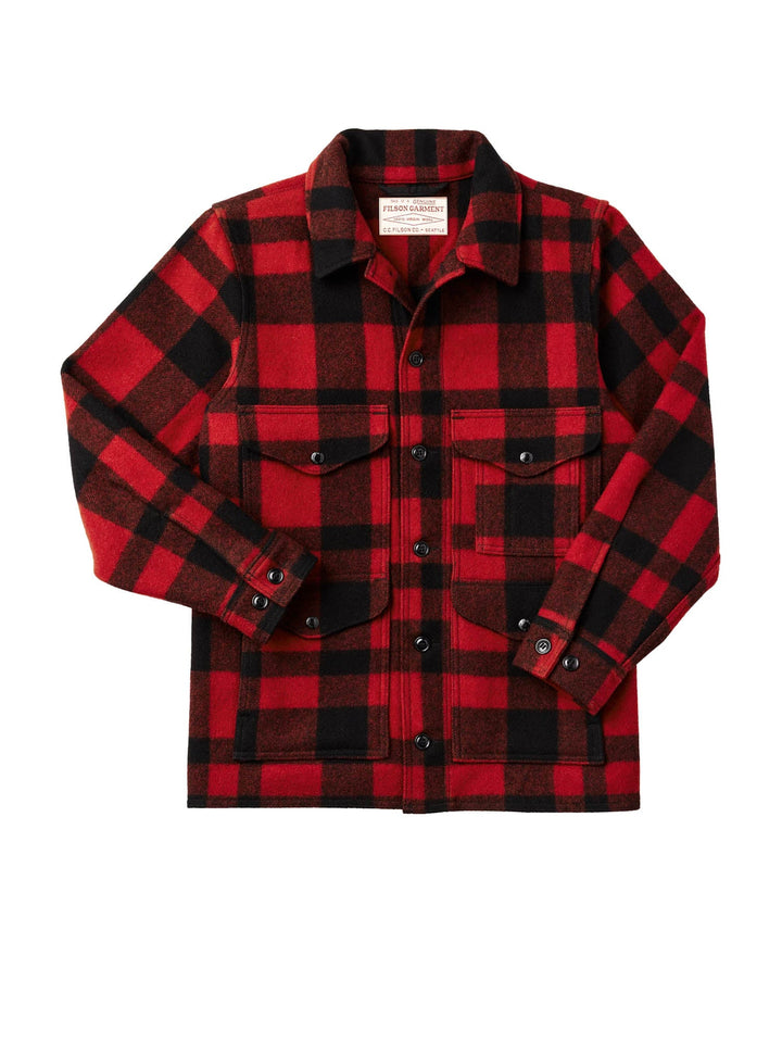 Filson Giacca Mackinaw Cruiser Rosso