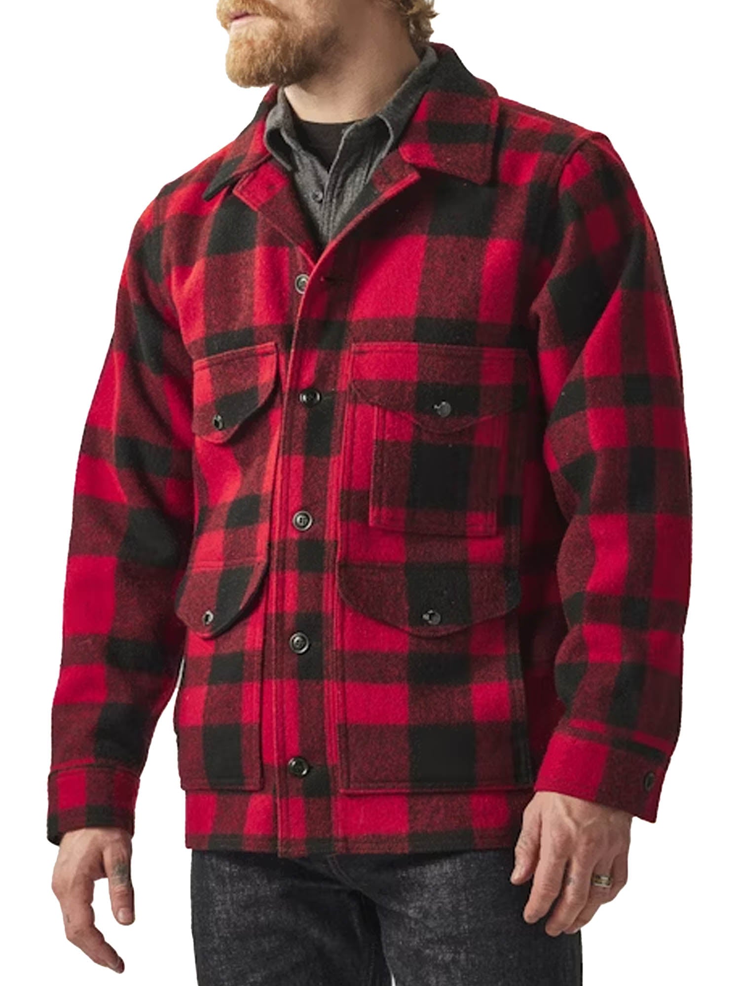 Filson Giacca Mackinaw Cruiser Rosso